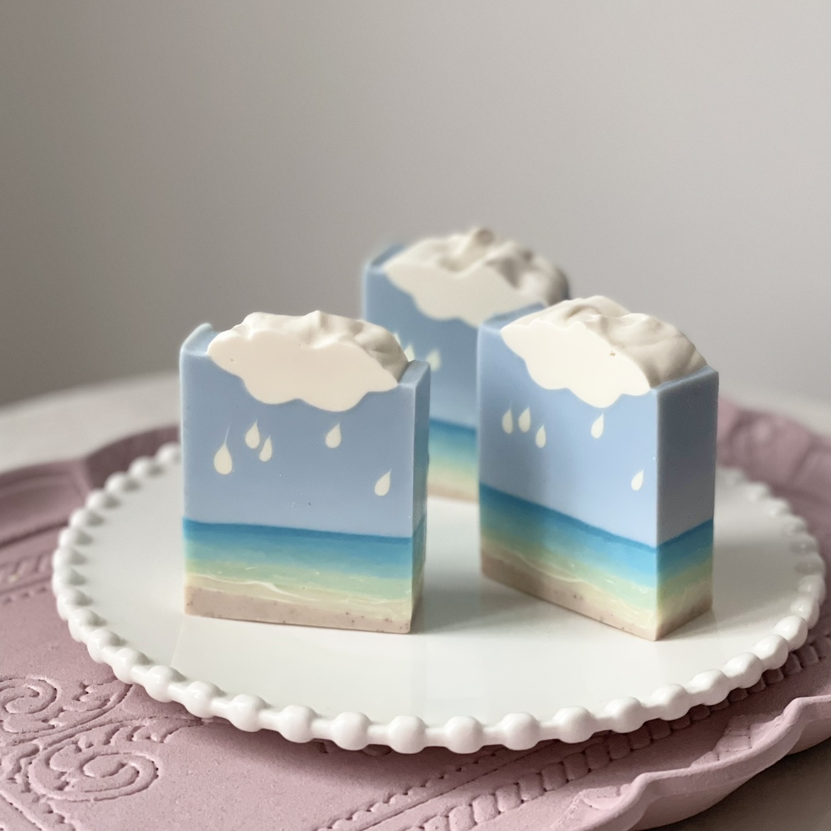 Soap Making For Beginners - Sabun pola Rib pengikis Tuxture gambar