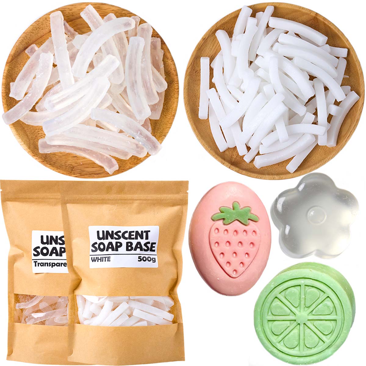 Soap Making Glycerin Base - 500G Sabun Gliserin DIY Sabun Aromatik
