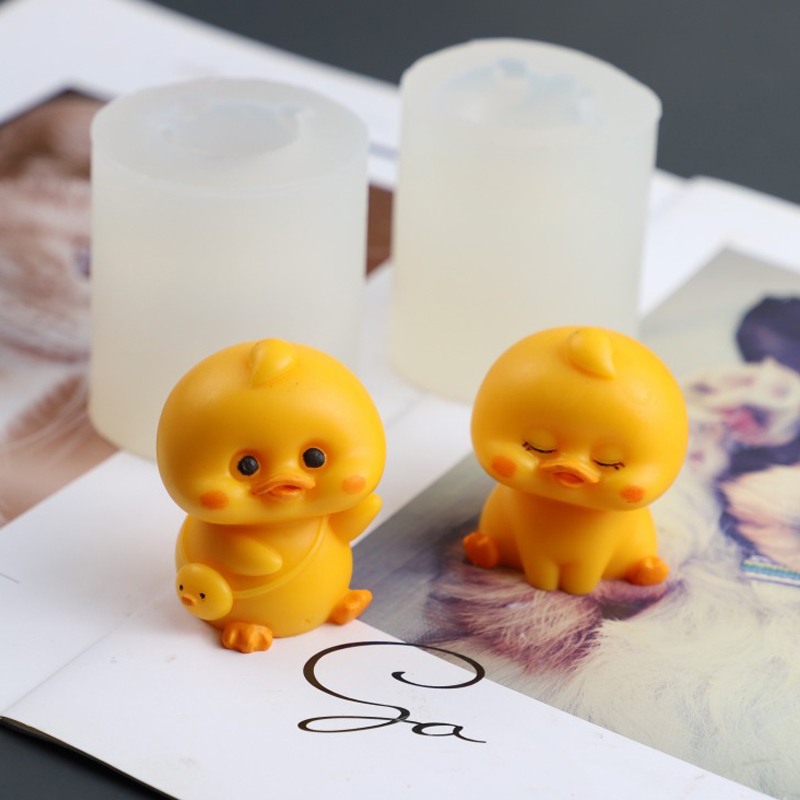 Soap Making For Beginners - Cetakan lilin silikon bebek senyum 3D