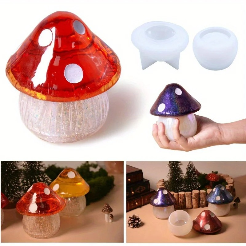 Soap Making Kit Amazon - 1 Set Cetakan Silikon Desain Jamur