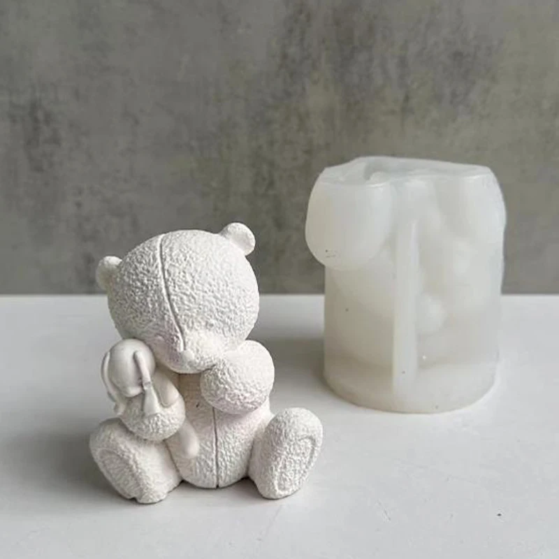 Soap Making For Beginners - Anyaman beruang cetakan silikon 3D beruang