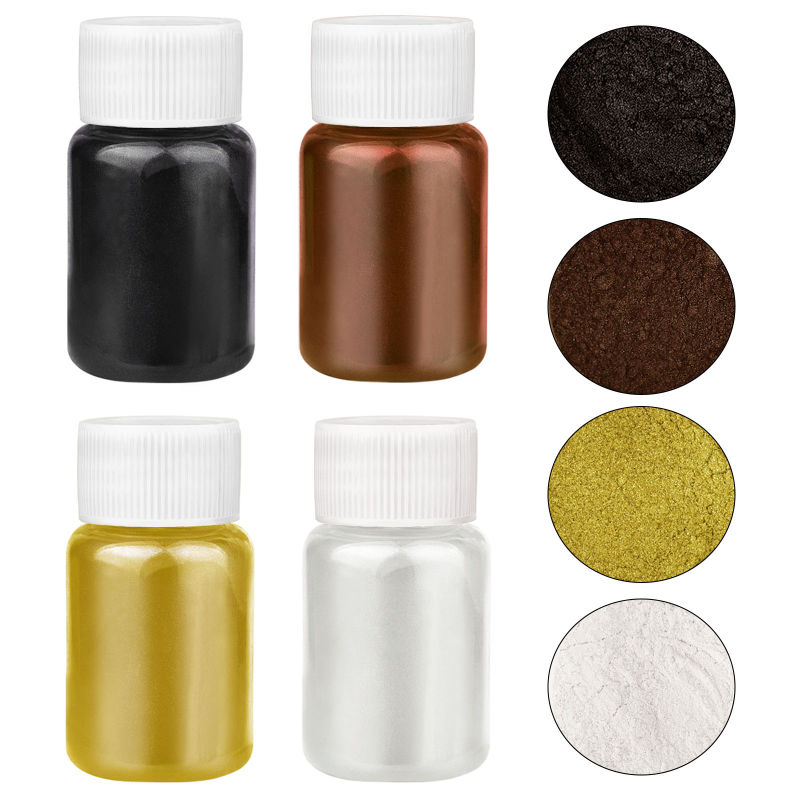 4 Warna/Set Bubuk Mutiara Resi - Mica Powder Colorant ulasan dan harga