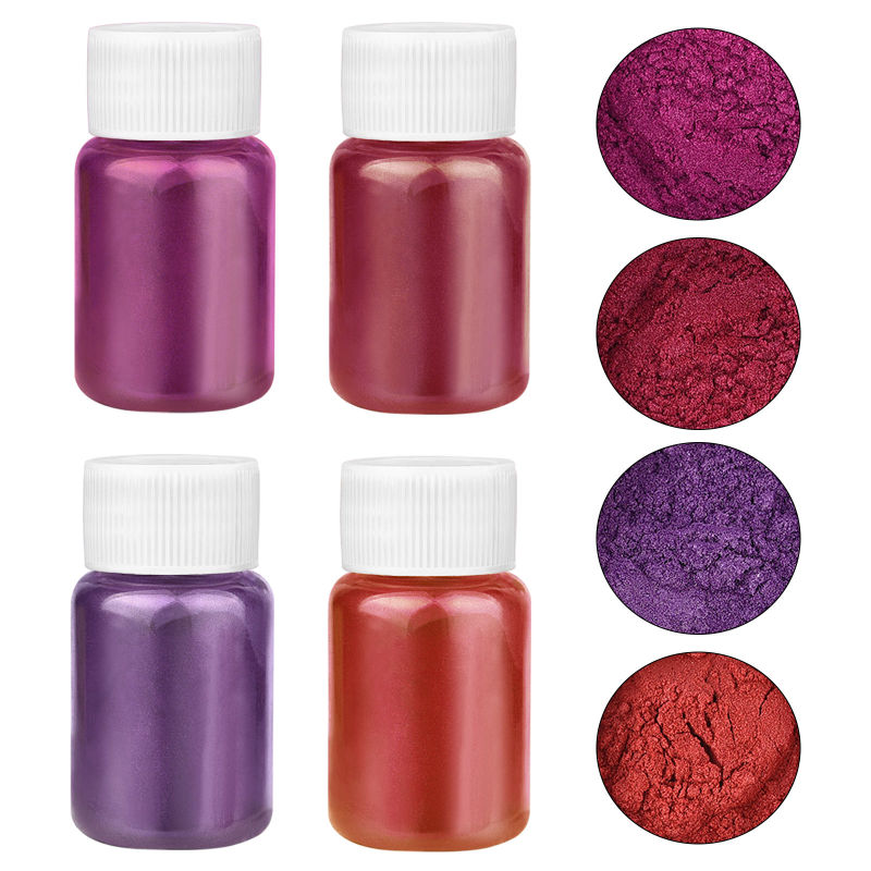 4 Warna/Set Bubuk Mutiara Resi - Mica Powder Colorant ulasan dan harga