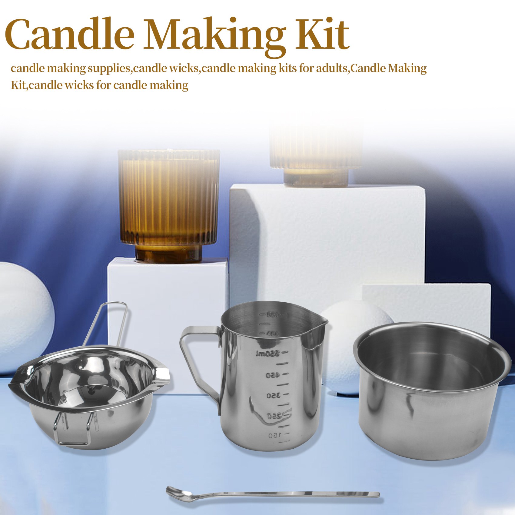 Set Panci Pemanas Lilin Stainl - Soap Making Double Boiler ulasan dan harga