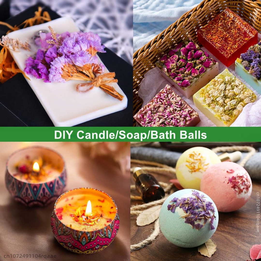 30 Kantong Bunga Kering Alami  - Soap Making Kit Organic ulasan dan harga