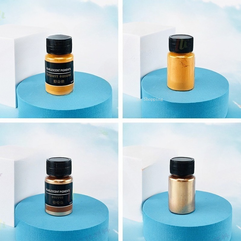10g/botol 24/36/48/72 Warna Se - Mica Powder Colorant ulasan dan harga