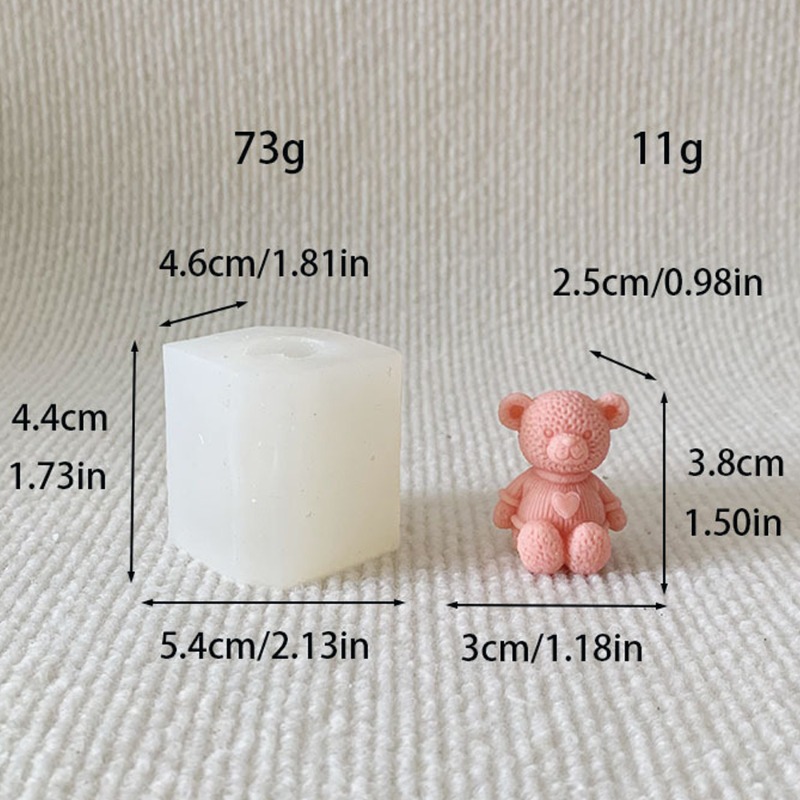Cetakan Silikon Lilin Beruang  - Soap Making For Beginners ulasan dan harga