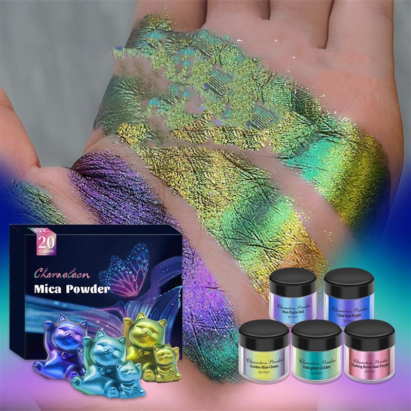3g bubuk mika bunglon Epoxy Re - Mica Powder Colorant ulasan dan harga