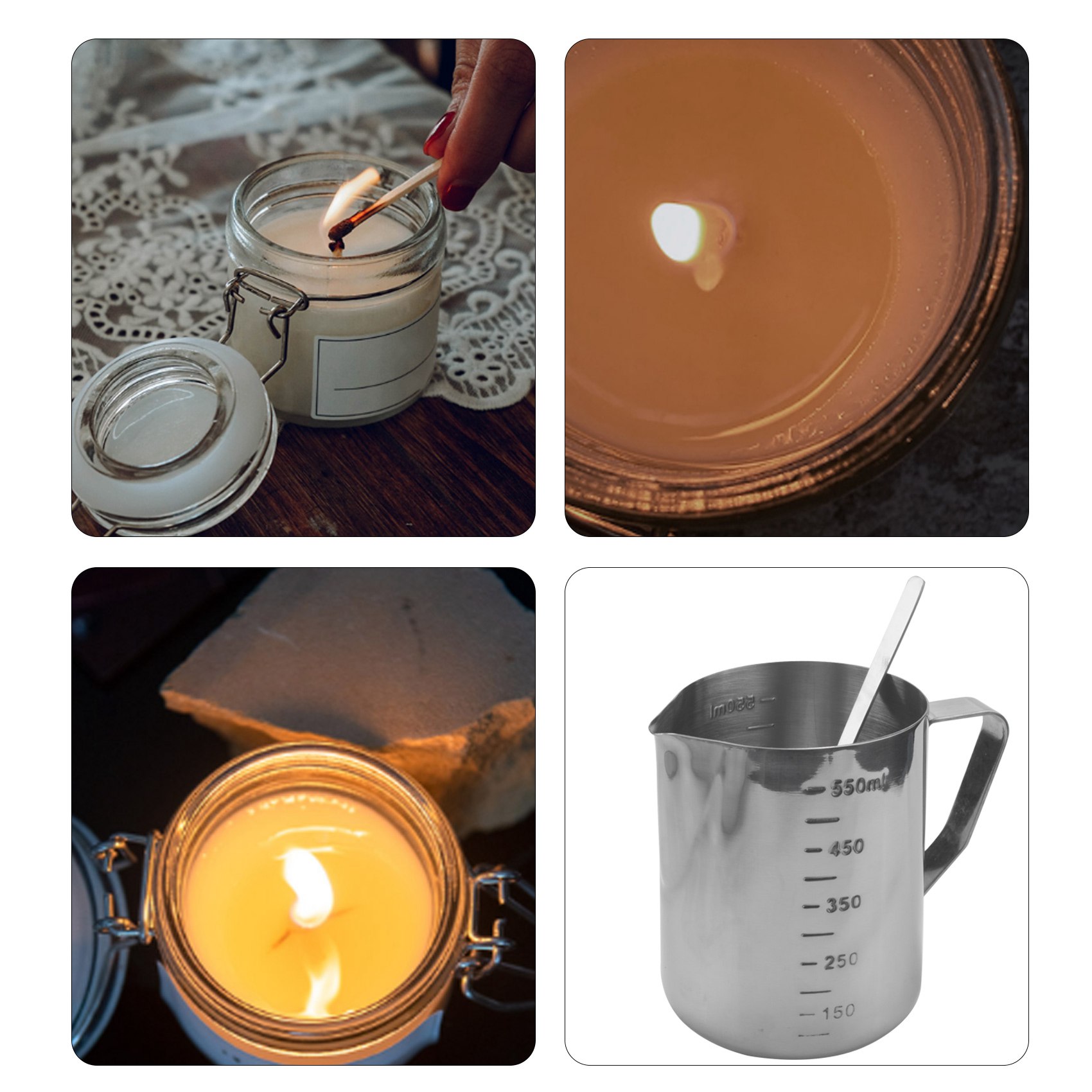 Set Panci Pemanas Lilin Stainl - Soap Making Double Boiler ulasan dan harga
