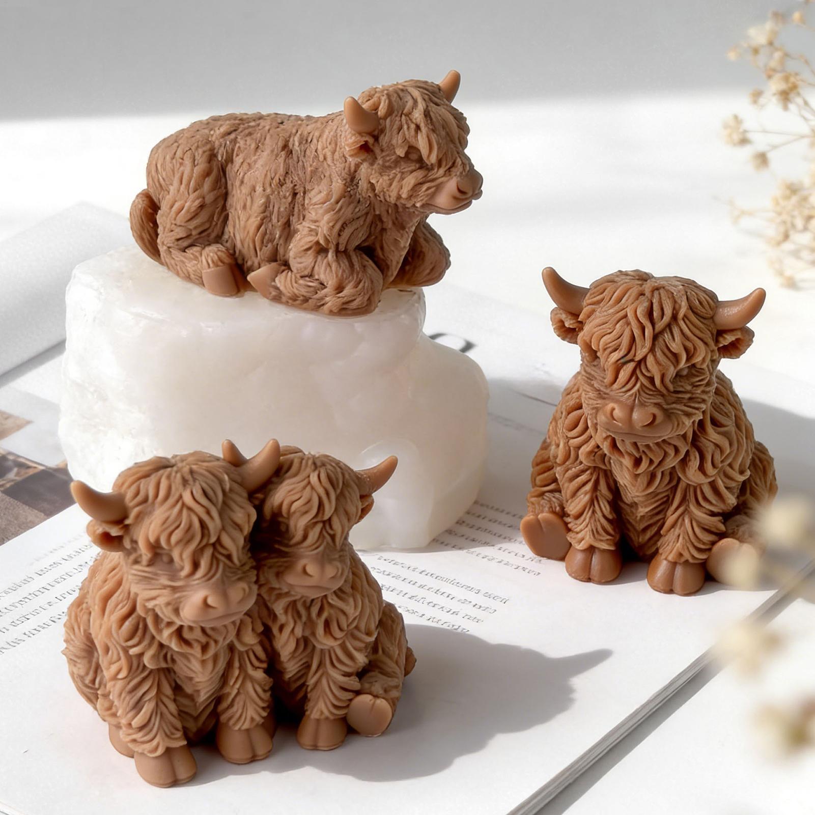 Cetakan Silikon Sapi Highland  - Soap Making For Beginners ulasan dan harga