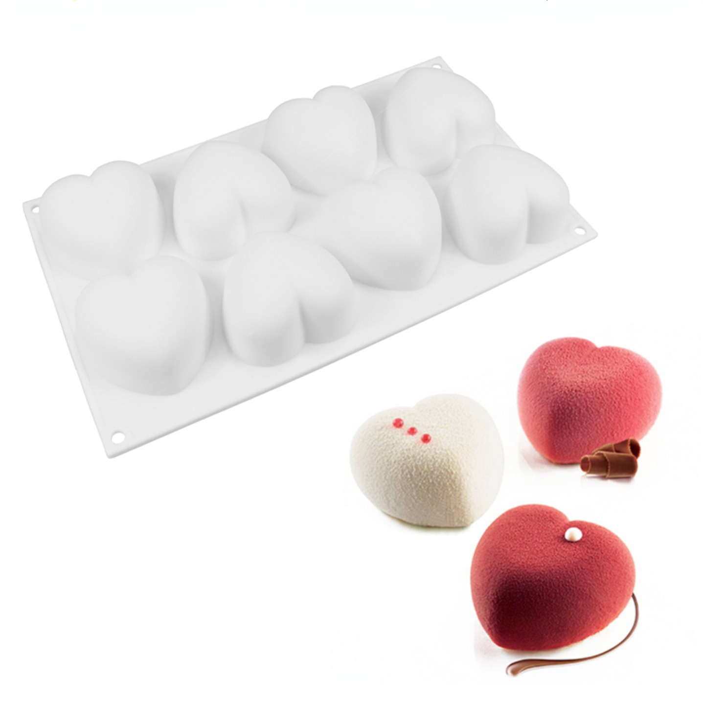 Love Heart cetakan sabun silik - Soap Making For Beginners ulasan dan harga