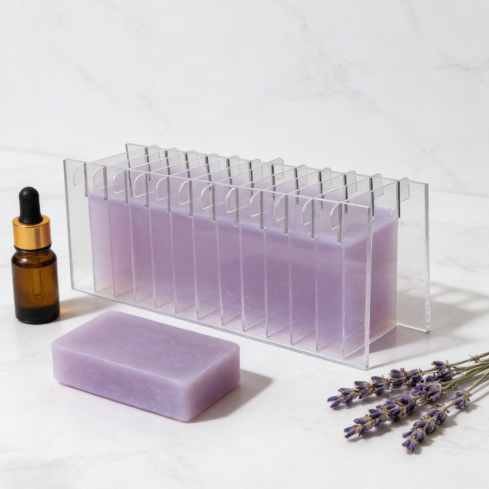 Papan Pembagi Sabun Akrilik un - Soap Making For Beginners ulasan dan harga