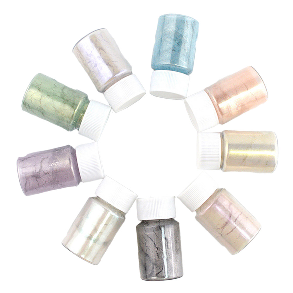 9Pcs Set Bubuk Pigmen Mika Ama - Mica Powder Colorant ulasan dan harga