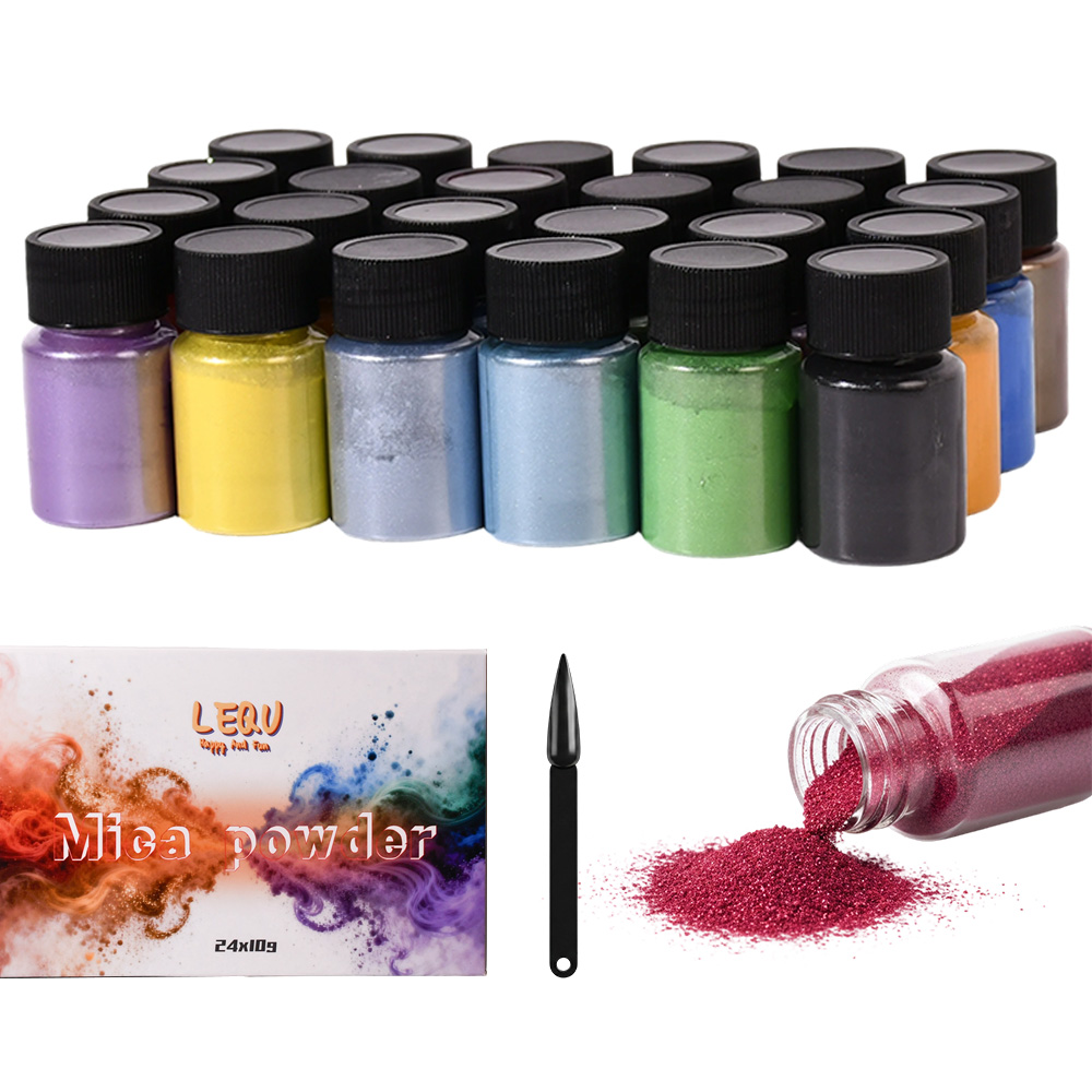 Bubuk Mika Chameleon 24 Warna: - Mica Powder Colorant ulasan dan harga