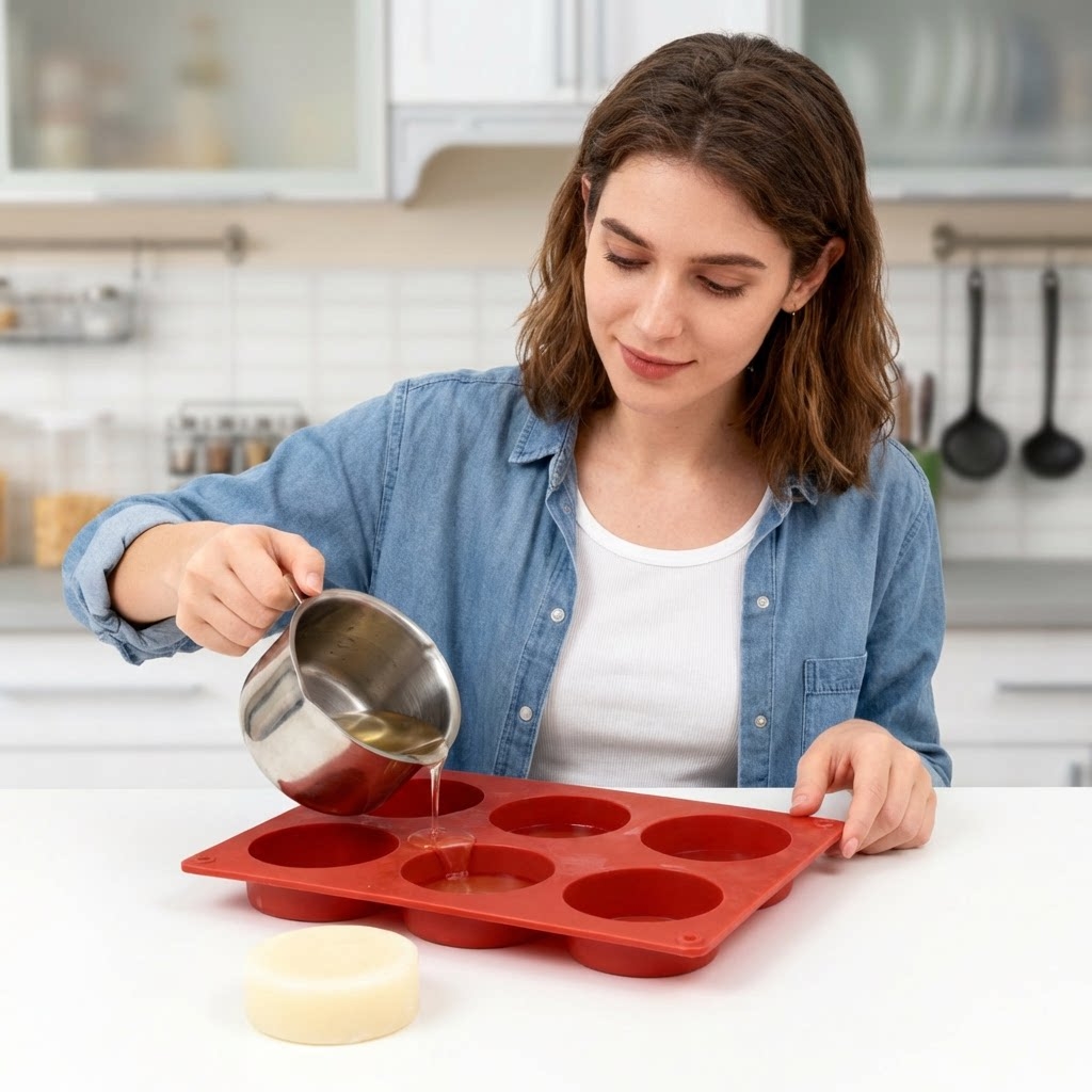 Cetakan Sabun Silikon Bulat Al - Soap Making For Beginners ulasan dan harga